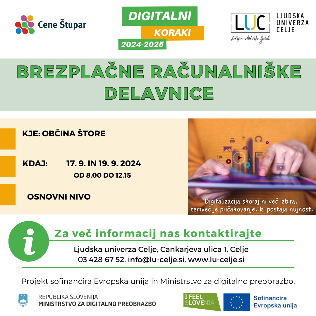 ŠTORE Digitalni koraki 2024